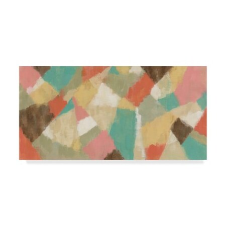 Trademark Fine Art Pinwheel Pastels by Silvia Vassileva, 10x19-Inch Fine Art, Multicolor